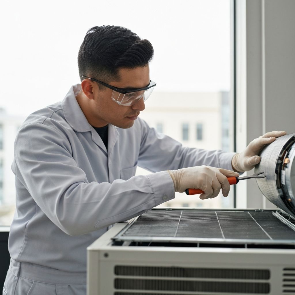 تحضير المكيف للبيع